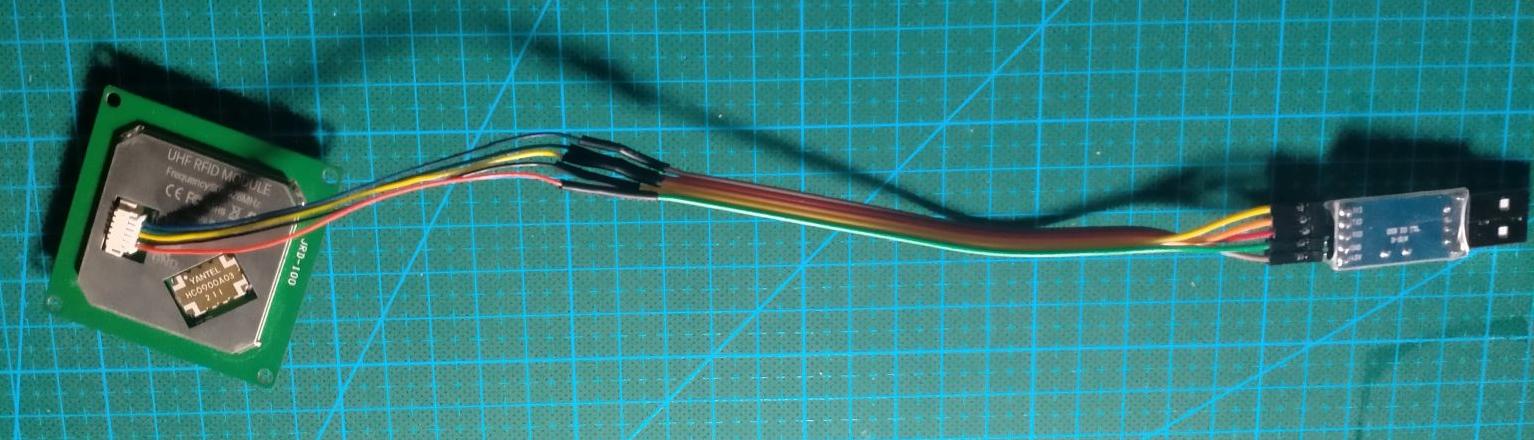 EL-UHF-RMT01 dengan USB to TTL